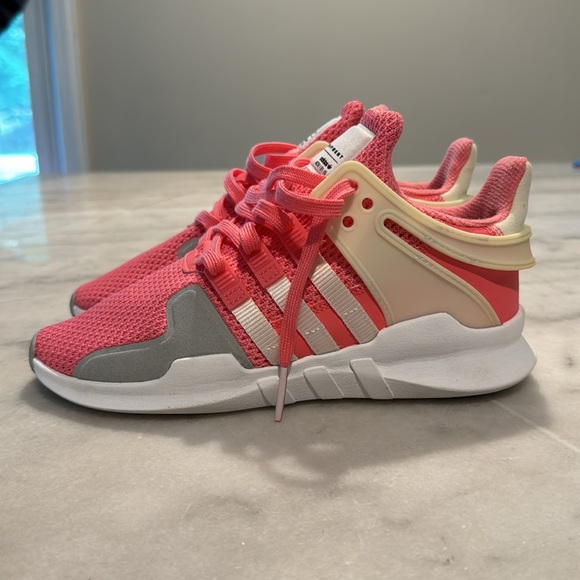 ADIDAS ORIGINALS EQT SUPPORT ADV WHITE / PINK - Picture 7 of 10